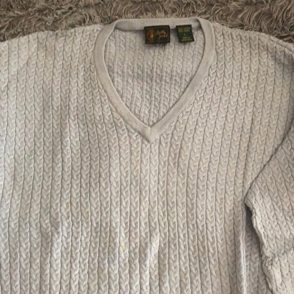 Bobby Jones vintage golf sweater light blue